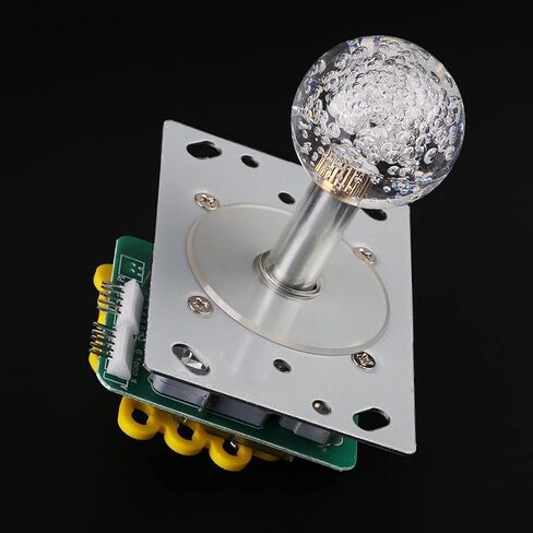 عصا التحكم OKJHFD LED الملونة المضيئة، عصا التحكم ذات المقبض الطويل القابلة للتعديل من 4 إلى 8 طرق تشغيل للعبة الأركيد in Kuwait