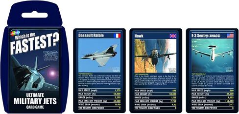 Ultimate Military Top Trumps Card Game Bundle, 9 x 10.5 x 1 inches in Saudi Arabia
