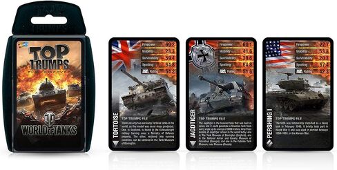 Ultimate Military Top Trumps Card Game Bundle, 9 x 10.5 x 1 inches in Saudi Arabia