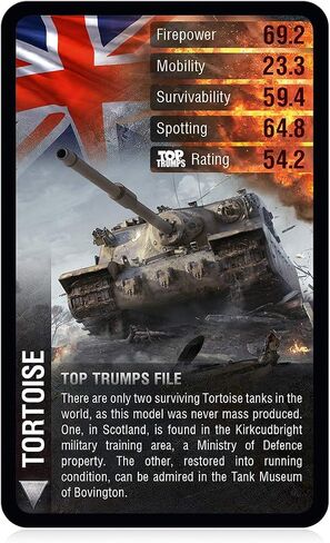 Ultimate Military Top Trumps Card Game Bundle, 9 x 10.5 x 1 inches in Saudi Arabia