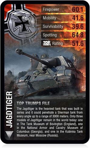 Ultimate Military Top Trumps Card Game Bundle, 9 x 10.5 x 1 inches in Saudi Arabia