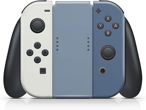 Tacky Design Retro Skin Compatible with Nintendo Switch Skin - Premium Vinyl 3M Blue Color Wave Blocking Nintendo Switch Stickers Set - Switch Skin for Console, Dock, Joy Con - Decal Full Wrap in Saudi Arabia