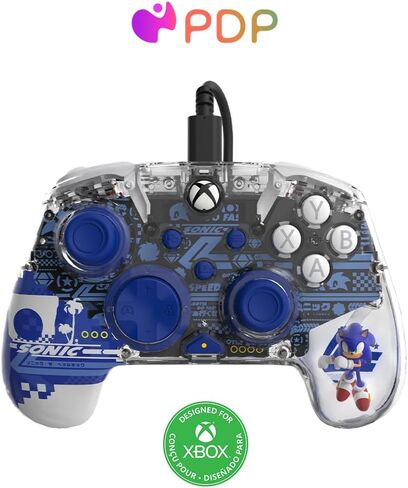 وحدة التحكم السلكية LED Light-Up Pro من PDP REALMz لجهاز Nintendo Switch/OLED - Sonic Superstars: Tails Seaside Hill Zone in Saudi Arabia
