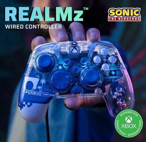 وحدة التحكم السلكية LED Light-Up Pro من PDP REALMz لجهاز Nintendo Switch/OLED - Sonic Superstars: Tails Seaside Hill Zone in Saudi Arabia