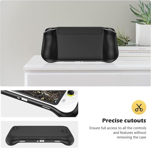 ProCase Flip Case for Logitech G Cloud Handheld with Front Cover, Upgraded Protective Case for Logitech G Cloud Gaming Case with Magnetically Detachable Front Shell -Black in Saudi Arabia