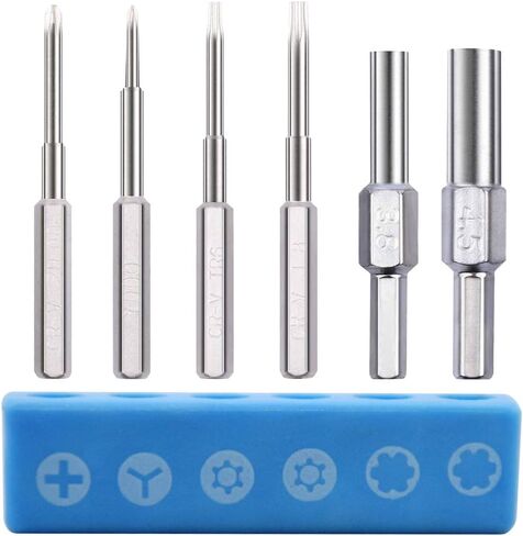 تومسين مجموعة مفكات براغي T8/T6 لوحدة تحكم Xbox One/نينتندو سويتش جوي كون/PS4/DS/DS لايت/Wii/GBA، مفك براغي ثلاثي الجناح وفيليبس مجموعة ادوات اصلاح الفتح in Kuwait