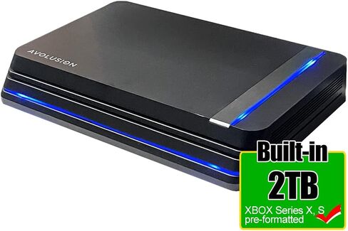 قرص صلب خارجي للألعاب HDDGear Pro X 2 تيرابايت يو اس بي 3.0 من أفولوشين (لأجهزة إكس بوكس سيريز إكس بوكس إكس) - ضمان لمدة عامين in Saudi Arabia