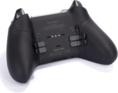 4 قطع مجاديف صغيرة، قطع غيار معدنية من الفولاذ المقاوم للصدأ لجهاز تحكم إكس بوكس ون إيليت من سلسلة 2 موديل 1797 (أسود) in Kuwait