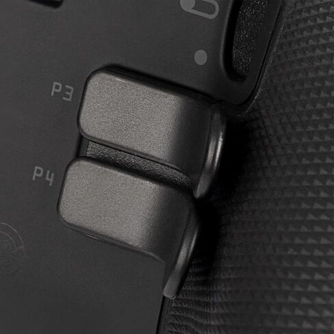 4 قطع مجاديف صغيرة، قطع غيار معدنية من الفولاذ المقاوم للصدأ لجهاز تحكم إكس بوكس ون إيليت من سلسلة 2 موديل 1797 (أسود) in Kuwait