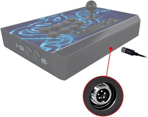 بديل سلك كابل USB HUYUN لعصا Razer Panthera Evo Arcade Stick PS4 وRazer Atrox Xbox One Arcade Stick (أسود) in Saudi Arabia