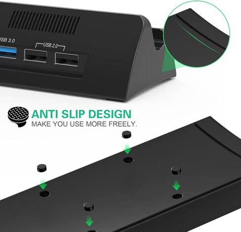 قاعدة شحن للتلفزيون من رانتوجول لجهاز سويتش، محطة شحن محمولة OLED تدعم مخرج HDMI 4K، بديل لقاعدة سويتش الرسمية، قاعدة سويتش مع HDMI و3 منافذ USB in Kuwait