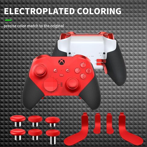 TOMSIN Thumbsticks&Paddles for Xbox Elite Series 2 Core Robot White,15 In 1 Accessories Pack with Case for Xbox Elite 2 Controller,6 Metal Thumbsticks,4 Paddles,2 D-pad,Protection Rings (Robert White) in Saudi Arabia