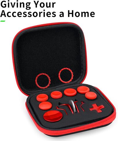 TOMSIN Thumbsticks&Paddles for Xbox Elite Series 2 Core Robot White,15 In 1 Accessories Pack with Case for Xbox Elite 2 Controller,6 Metal Thumbsticks,4 Paddles,2 D-pad,Protection Rings (Robert White) in Saudi Arabia