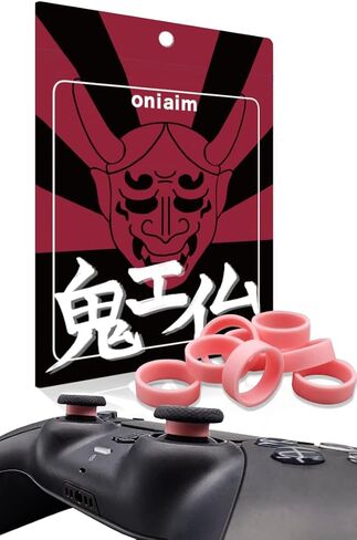 حلقات حماية من السيليكون من OniAim Thumbstick، أغطية عصا مضادة للتآكل لأجهزة PS4 وPS5 وSwitch Pro Controller (8 عبوات) (أخضر نعناعي) in Kuwait