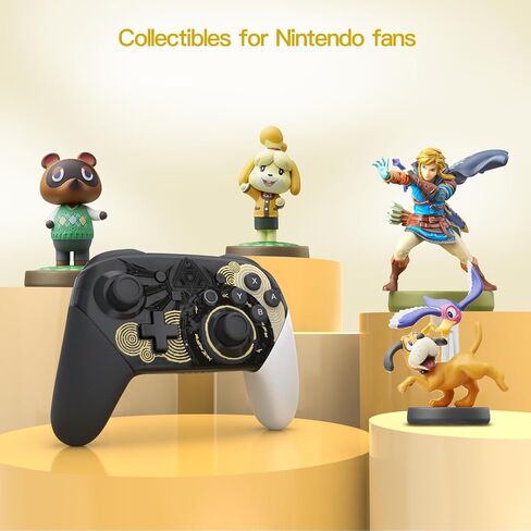 JDDWIN Wireless Controller Compatible With Nintendo Switch/Lite/Oled/Switch Pro Controller,Switch Remote Gamepad with NFC Amiibo,Dual Vibration, Wake -Up And Motion Control Function. Design for The Legend of Zelda: Tears of the Kingdom Edition in Kuwait