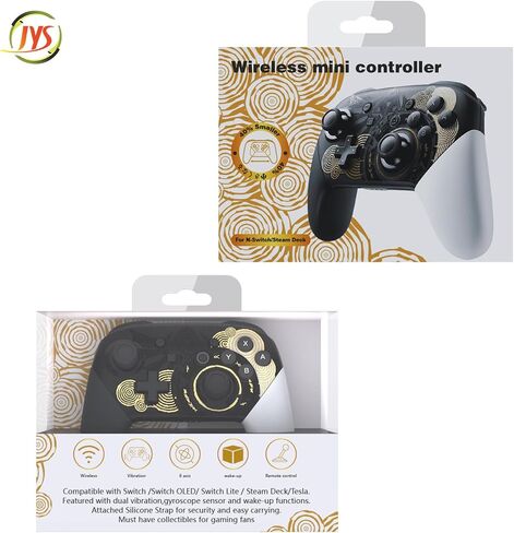 JDDWIN Wireless Controller Compatible With Nintendo Switch/Lite/Oled/Switch Pro Controller,Switch Remote Gamepad with NFC Amiibo,Dual Vibration, Wake -Up And Motion Control Function. Design for The Legend of Zelda: Tears of the Kingdom Edition in Kuwait