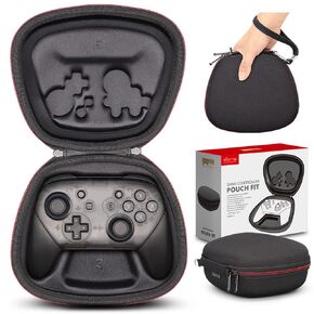 sisma Switch Controller Case Compatible with Nintendo Switch Pro Controller, Travel Safekeeping Controller Holder Protective Cover Storage Case Black Carrying Bag in Kuwait