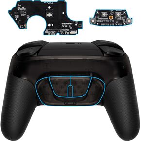 eXtremeRate Back Buttons Attachment for Nintendo Switch Pro Controller, White Back Paddles Programable RISE4 Remap Kit for Switch Pro Controller - Controller NOT Included in Saudi Arabia