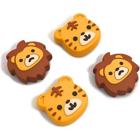 JINGDU Thumb Grip Caps Compatible with Switch Joy-Controller, Cute Silicone Joystick Cap Covers Accessories Compatible with Nintendo Switch/OLED/Lite JoyController, 4PCS Bear