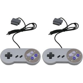WGL 2PCS Remote Controller Video Game Pad Replacement Fits for Super Nintendo SNES System in Kuwait