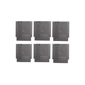 WICAREYO Cartridge Shell Compatible for NES, 6pcs/set Gray Carts Case Game Card Cartridge US Version Replacement with 3 screws Compatible for NES in Saudi Arabia