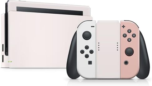 Tacky Design Retro Skin Compatible with Nintendo Switch Skin - Premium Vinyl 3M Pastel Nintendo Switch Stickers Set - Switch Skin for Console, Dock, Joy Con - Decal Full Wrap in Saudi Arabia
