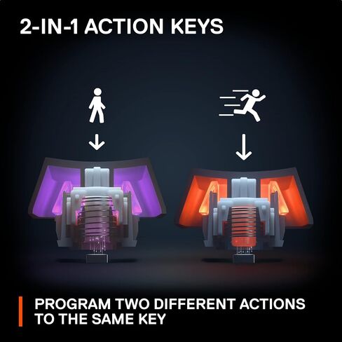 New SteelSeries Apex Pro TKL 2023 Ed. - أسرع لوحة مفاتيح ميكانيكية للألعاب في العالم - تشغيل قابل للتعديل - Esports Tenkeyless - شاشة OLED - RGB - أغطية مفاتيح PBT - USB-C (متجدد) in Kuwait