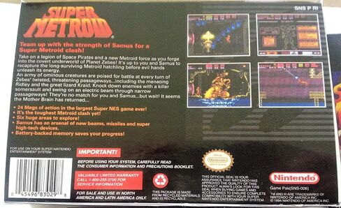 Super Metroid (Renewed) in Saudi Arabia