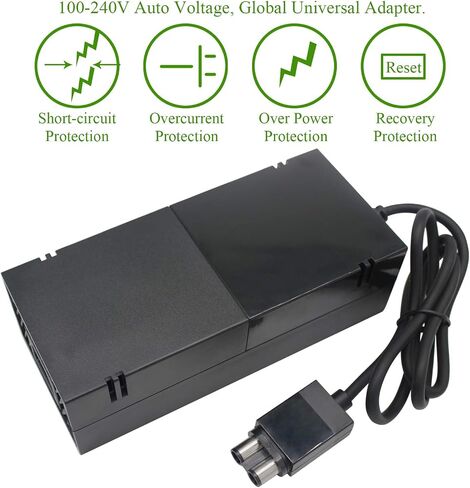 أوستنت الولايات المتحدة محول التيار المتردد شاحن كابل التيار الكهربائي لوحدة تحكم Microsoft Xbox One in Kuwait