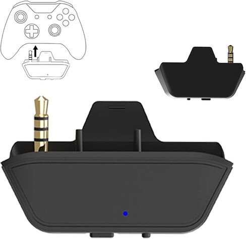 YLYXCCH Audio Adapter for Wireless Bluetooth Xbox One Stereo Headset Audio Adapter for Xbox One X/S Compatible with Wireless Headset Speakers Audio Mic Headphone Converter Sound Enhancer in Saudi Arabia