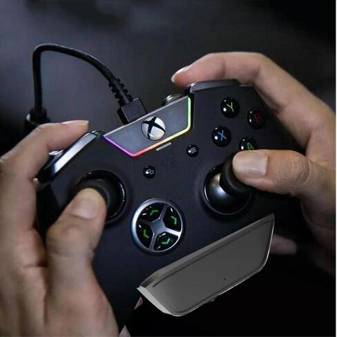 YLYXCCH Audio Adapter for Wireless Bluetooth Xbox One Stereo Headset Audio Adapter for Xbox One X/S Compatible with Wireless Headset Speakers Audio Mic Headphone Converter Sound Enhancer in Saudi Arabia