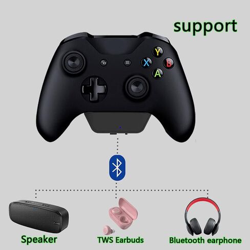 YLYXCCH Audio Adapter for Wireless Bluetooth Xbox One Stereo Headset Audio Adapter for Xbox One X/S Compatible with Wireless Headset Speakers Audio Mic Headphone Converter Sound Enhancer in Saudi Arabia