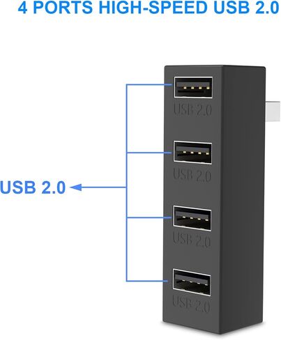 موزع USB بـ 4 منافذ لإكس بوكس سيريز إكس وحدة تحكم يو اس بي 2.0 عالي السرعة لإكسسوارات إكس بوكس سيريز إكس in Kuwait