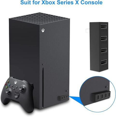 موزع USB بـ 4 منافذ لإكس بوكس سيريز إكس وحدة تحكم يو اس بي 2.0 عالي السرعة لإكسسوارات إكس بوكس سيريز إكس in Kuwait
