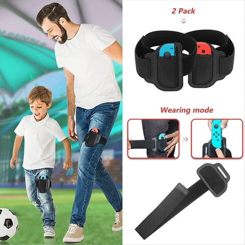 حزمة ملحقات سويتش الرياضية - حزمة عائلية 10 في 1 مجموعة ملحقات نينتندو سويتش 2022 ماريو جوي كون لنوادي الجولف للتبديل وأشرطة المعصم والساق وحقيبة قبضة مريحة ومضارب تنس in Kuwait