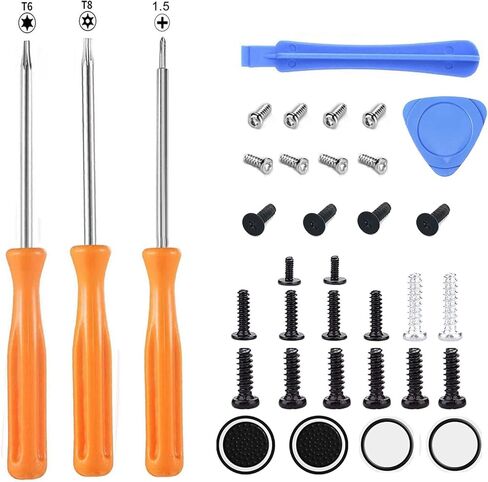 مجموعة براغي لأجهزة بلاي ستيشن 4 وبلاي ستيشن 5، وإكس بوكس ون/سلسلة X براغي إصلاح وأدوات فك فيليبس T6 T8 بغطاء مفتوح، in Kuwait