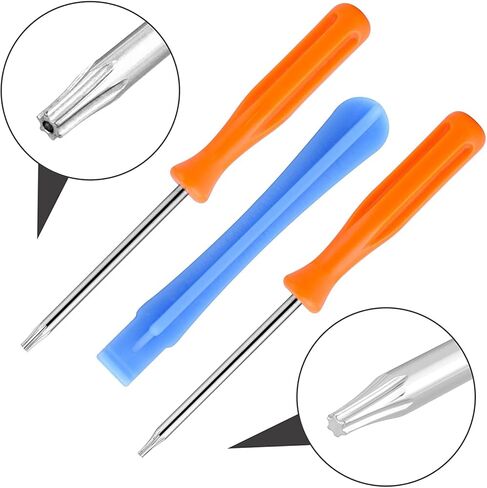 مجموعة براغي لأجهزة بلاي ستيشن 4 وبلاي ستيشن 5، وإكس بوكس ون/سلسلة X براغي إصلاح وأدوات فك فيليبس T6 T8 بغطاء مفتوح، in Kuwait