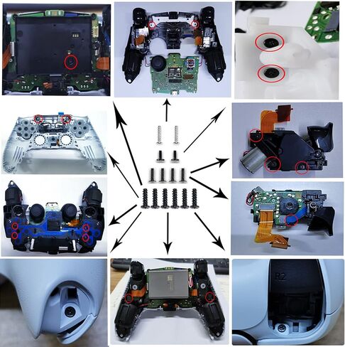 مجموعة براغي لأجهزة بلاي ستيشن 4 وبلاي ستيشن 5، وإكس بوكس ون/سلسلة X براغي إصلاح وأدوات فك فيليبس T6 T8 بغطاء مفتوح، in Kuwait