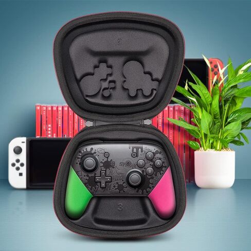 sisma Switch Controller Case Compatible with Nintendo Switch Pro Controller, Travel Safekeeping Controller Holder Protective Cover Storage Case Black Carrying Bag in Kuwait