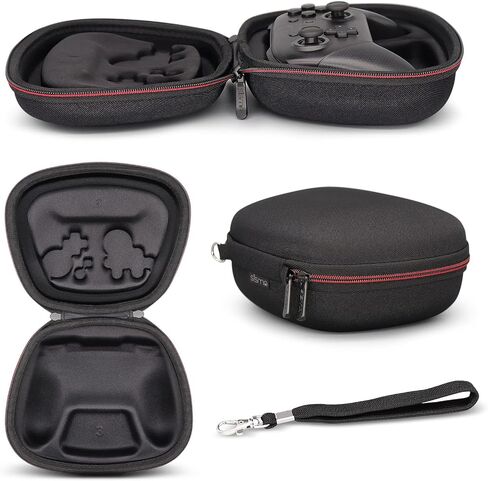 sisma Switch Controller Case Compatible with Nintendo Switch Pro Controller, Travel Safekeeping Controller Holder Protective Cover Storage Case Black Carrying Bag in Kuwait