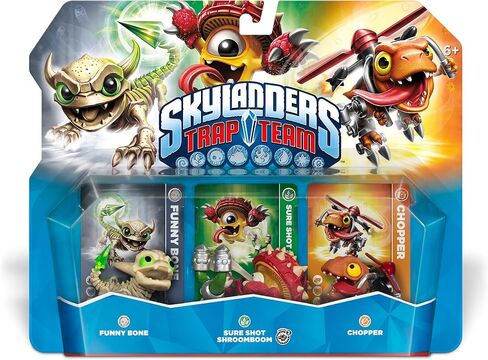 Skylanders Trap Team: Funny Bone, Chopper, & Shroomboom - Triple Character Pack in Saudi Arabia