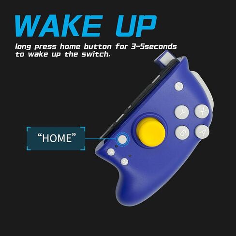 وحدة تحكم Joypad اللاسلكية COIORVIS متوافقة مع Switch، OLED، IOS16، بديلة لـ Switch Joy Con، 4 أزرار ميكانيكية، تدعم استشعار الجسم بستة محاور و[ios]... in Saudi Arabia