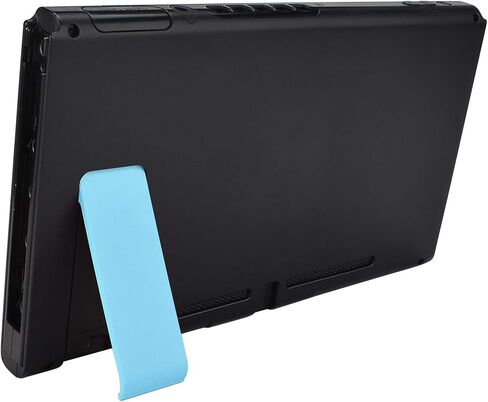 eXtremeRate 2 Set of Heaven Blue Soft Touch Replacement Kickstand for Nintendo Switch Console, Back Bracket Holder Kick Stand for Nintendo Switch - Console NOT Included in Saudi Arabia