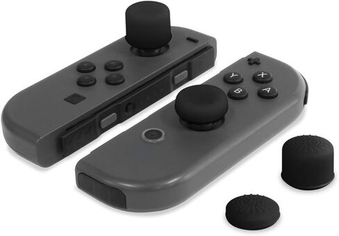 مقابض إبهام سيليكون من هايبركين لجهاز Joy-Con (أزرق جديد) (8 عبوات) in Kuwait