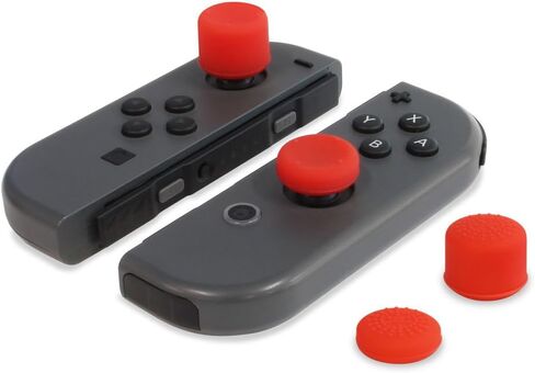 مقابض إبهام سيليكون من هايبركين لجهاز Joy-Con (أزرق جديد) (8 عبوات) in Kuwait