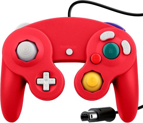 OSTENT Wired Shock Game Controller for Nintendo GameCube NGC Wii Video Game Purple in Saudi Arabia