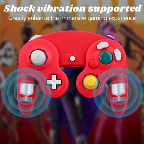 OSTENT Wired Shock Game Controller for Nintendo GameCube NGC Wii Video Game Purple in Saudi Arabia