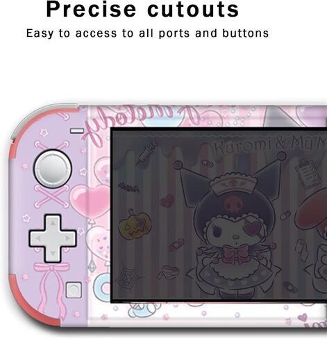 ملصق TIKOdirect Switch Lite Skin متوافق مع Nintendo Switch Lite، ملصق غشاء واقي كامل الشكل بنمط جميل، أصفر in Kuwait