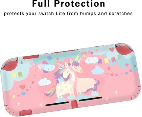 ملصق TIKOdirect Switch Lite Skin متوافق مع Nintendo Switch Lite، ملصق غشاء واقي كامل الشكل بنمط جميل، أصفر in Kuwait