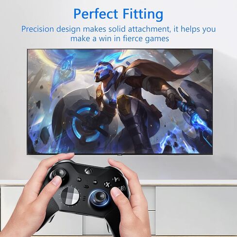 Xbox One Controller Charger, AOLION Xbox Elite Controller Series 2 Accessories, 10 in 1 Thumbsticks Replacement with 1 Xbox One Charging Station, 1 D-Pads, 4 Swap Joysticks, 4 Paddles in Kuwait